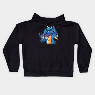 Scraed dragon Kids Hoodie